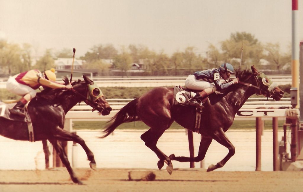 Beating Angel Cordero at Aqueduct